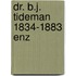 Dr. b.j. tideman 1834-1883 enz