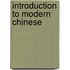 Introduction to modern chinese
