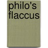Philo's Flaccus door Horst, Pieter Willem Van Der