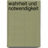 Wahrheit und Notwendigkeit door M. Enders