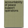Accountability Of Peace Support Operations door Zwanenburg, Marten