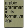Arabic Grammar in Its Formative Age by Talmon, Rafael