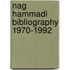 Nag Hammadi bibliography 1970-1992 by D.M. Scholer
