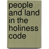 People and land in the holiness code door J. Joosten