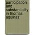 Participation and substantiality in Thomas Aquinas