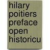 Hilary poitiers preface open historicu by Pieter Smulders