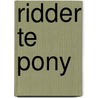Ridder te pony by Jared Diamond