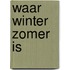 Waar winter zomer is