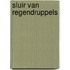 Sluir van regendruppels