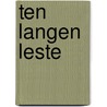 Ten langen leste door Anthony Hope