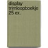 Display trimloopboekje 25 ex.