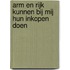 Arm en rijk kunnen bij mij hun inkopen doen