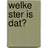 Welke ster is dat?