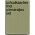 Schudkaarten met sierrandjes set