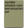 Sierlijke stickers voor wenskaarten set door G. den Hollander