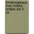 Kindercadeaus met vrolijke stofjes set 3 ex.