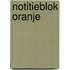 Notitieblok oranje