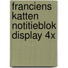 Franciens katten notitieblok display 4x by F. van Westering