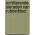 Schitterende sieraden van rubberblad