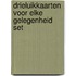 Drieluikkaarten voor elke gelegenheid set