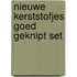 Nieuwe kerststofjes goed geknipt set
