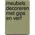 Meubels decoreren met gips en verf