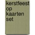 Kerstfeest op kaarten set