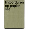Lintborduren op papier set by E. Fortgens