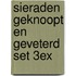Sieraden geknoopt en geveterd set 3ex
