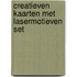 Creatieven kaarten met lasermotieven set