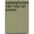 Opberghuizen van hout en karton