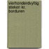 Vierhonderdvyftig steken kr. borduren