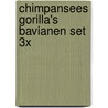 Chimpansees Gorilla's Bavianen set 3x door R. Dunbar