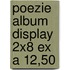 Poezie album display 2x8 ex a 12,50