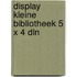 Display kleine bibliotheek 5 x 4 dln
