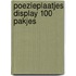 Poezieplaatjes display 100 pakjes