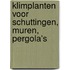 Klimplanten voor schuttingen, muren, pergola's