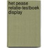 Het Pease relatie-testboek display