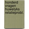 Honderd vragen huwelyks relatieprobl. door Bezemer