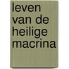 Leven van de heilige macrina door Gregorius Nyssa