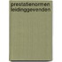 Prestatienormen leidinggevenden