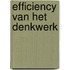 Efficiency van het denkwerk