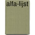 Alfa-lijst