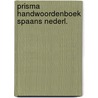 Prisma handwoordenboek spaans nederl. by Vosters