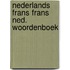 Nederlands frans frans ned. woordenboek