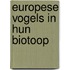 Europese vogels in hun biotoop