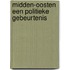 Midden-oosten een politieke gebeurtenis