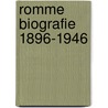 Romme biografie 1896-1946 door Bosmans