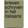 Brieven schryven in het italiaans door Timmers