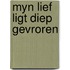 Myn lief ligt diep gevroren